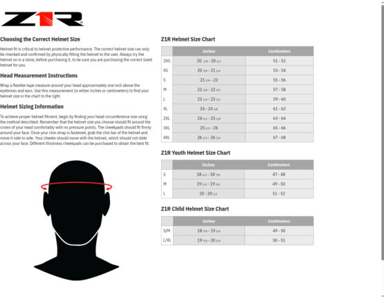 Z1R Range 2.0 Voyager Dual Sport Helmet Gloss Gray/White XS - Image 3