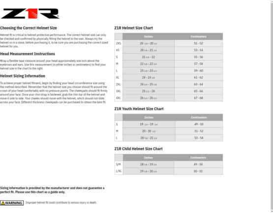 Z1R Range 2.0 Voyager Helmet XL Gloss Blue - Image 4