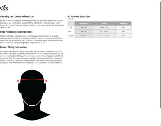 6D ATB-2T Ascent Bicycle Helmet XS/S Matte Gray Unisex - Image 5