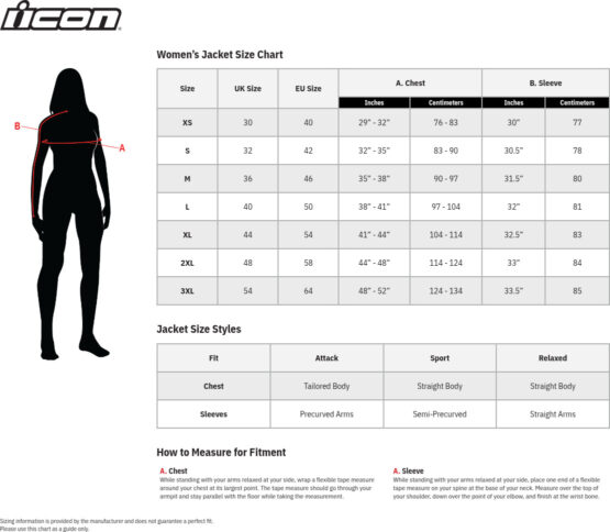 ICON Women's PDX3 Jacket Black Small - Image 5