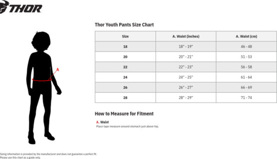 Thor Youth Launchmode Storm Pants Blue White Navy Size 24 - Image 5