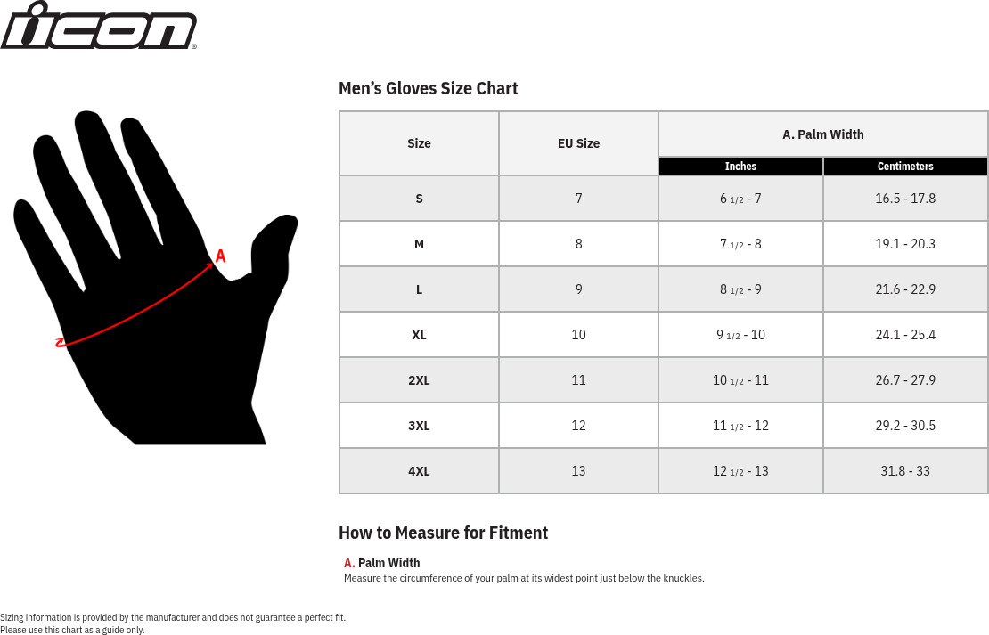 ICON Superduty3 Gloves Black Large Men's - Image 3