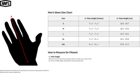 100% Men's Celium Gloves Black/Grey Small - Image 2