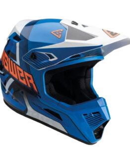 AR1 Vendetta Helmet Blue/White/Orange - Small