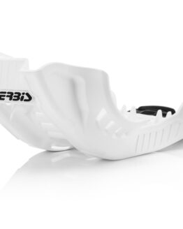 Skid Plate W/linkage Guard - White & Black