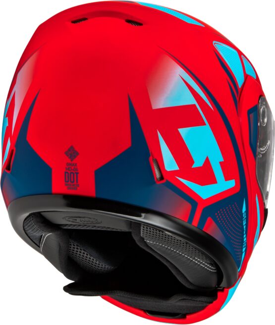 GMAX MD-04 Sector Modular Helmet Matte Red/Blue Medium - Image 5