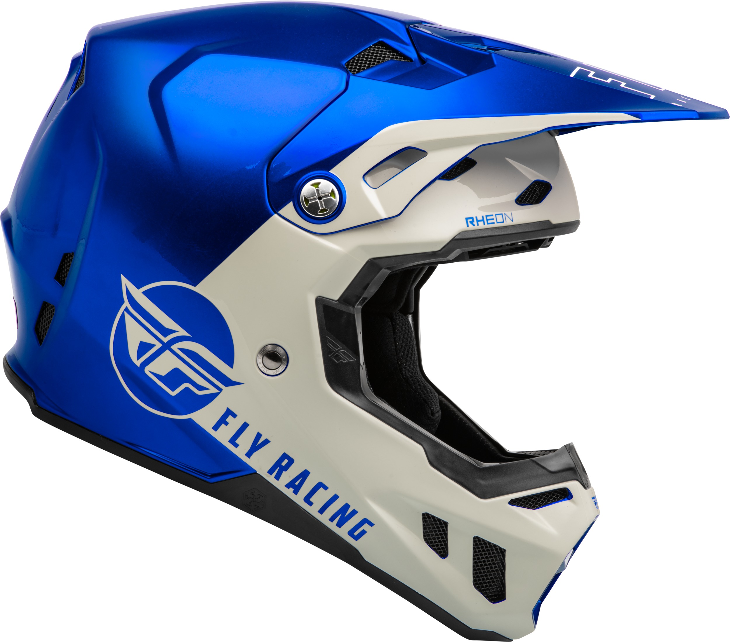 Fly Racing Formula CC Centrum Helmet Metallic Blue/Grey XS - Image 3