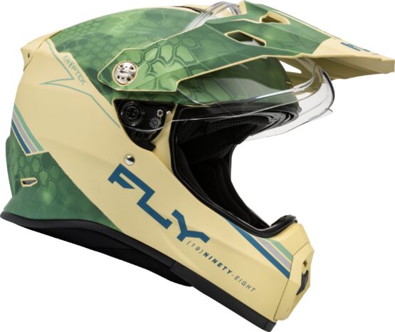 Fly Racing Trekker Kryptek Conceal Helmet Matte Tan/Sage/Black Small - Image 3