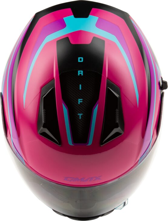 GMAX FF-18 Drift Full-Face Helmet Pink/Blue/Black Medium - Image 4