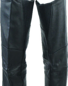 Kuryakyn Longhaul Leather Chaps Black Medium Men's