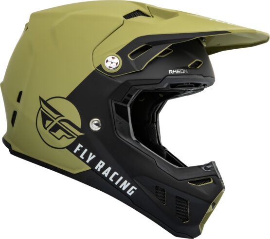 Fly Racing Formula CC Centrum Helmet Matte Olive Green/Black XS - Image 3
