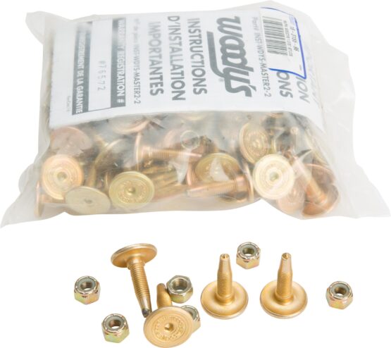 Woody's Gold Digger Carbide Studs 1.075" 96-Pack Gold - Image 2