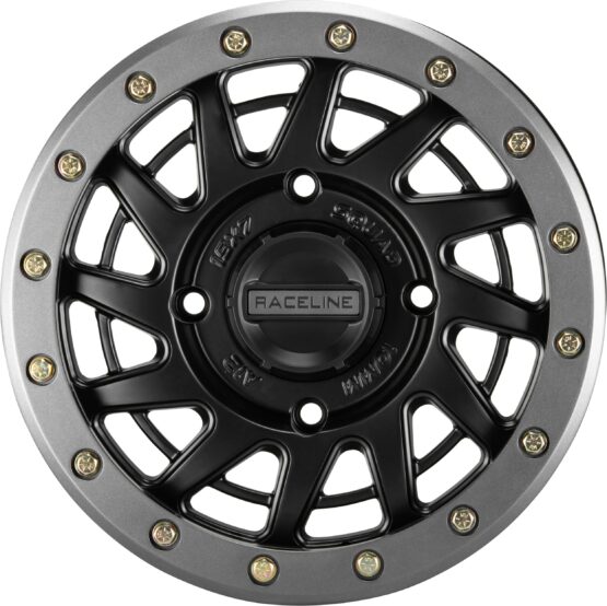 Raceline Squad Beadlock Wheel 15x7 4x156 +10 Black/Gunmetal - Image 2