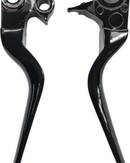 HardDrive LSR Lever Set Black For Harley Big Twin 96-16, XL 96-03 Cable Clutch