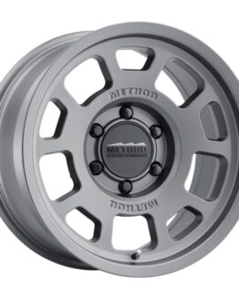 Method MR705 17x8.5 0mm Matte Gray Titanium Wheel 6x139.7