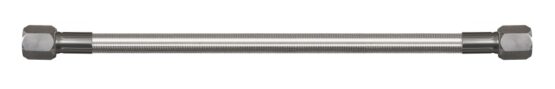 Goodridge 15in Universal Oil Line Assembly Clear Fittings - Image 2