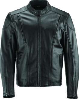 Kuryakyn Race Leather Jacket Black Large Men's