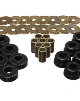 Gm Body Mount Set W/Hardware - Black