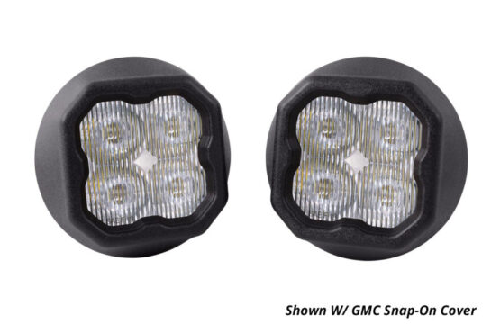 SS3 Pro Type GM Kit Yellow SAE Fog Light Pair Diode Dynamics