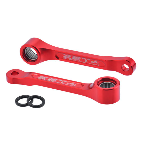 ZETA Lowering Link Red For Honda CRF250R/CRF450R/RX 2021-2024