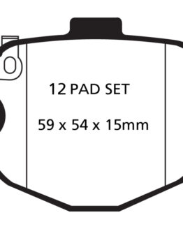 EBC Yellowstuff Front Brake Pads Semi-Metallic DP41771/3R Fits 10-13 Corvette C6