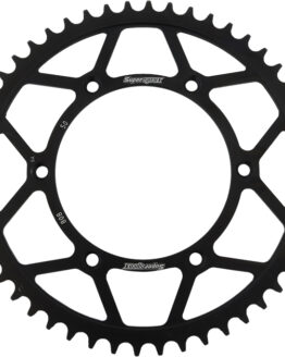 Supersprox Rear Steel Sprocket 50T Black Fits 80-16 Kawasaki Suzuki