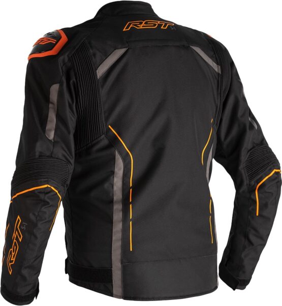 RST S1 CE Textile Jacket Black/Grey/Neon Orange 2XL Men's - Image 2