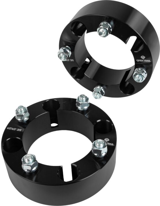 Open Trail Wheel Spacer 2in 4/137 12mm x 1.5mm Stud Black (Pair)