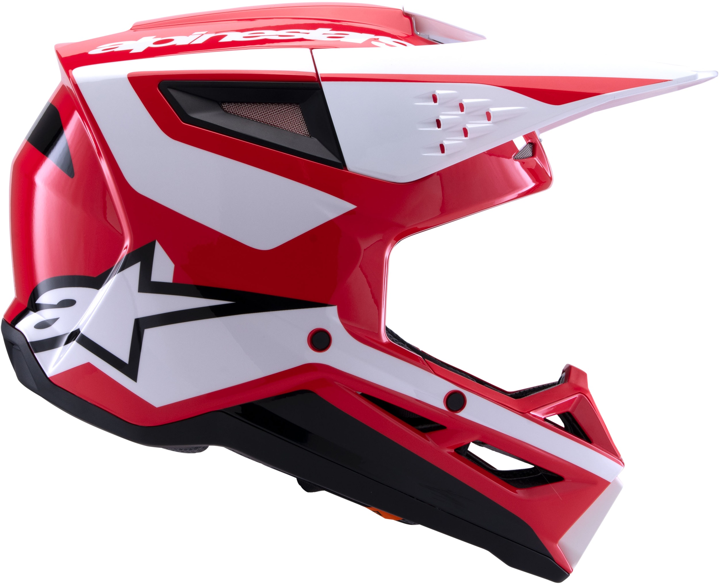Alpinestars SM3 Heat Helmet Red/White/Black Gloss Large - Image 6