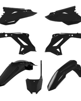 Polisport Black Restyle Body Kit CRF Style For 02-07 Honda CR125R CR250R