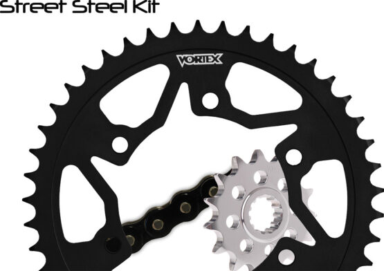 V3 Chain & Sprocket Kit Black RX Chain 520 16/42 Black Steel