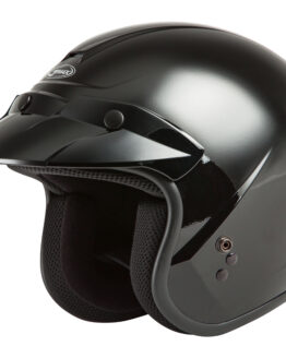 GMAX Youth OF-2Y Open Face Helmet Black Youth Large