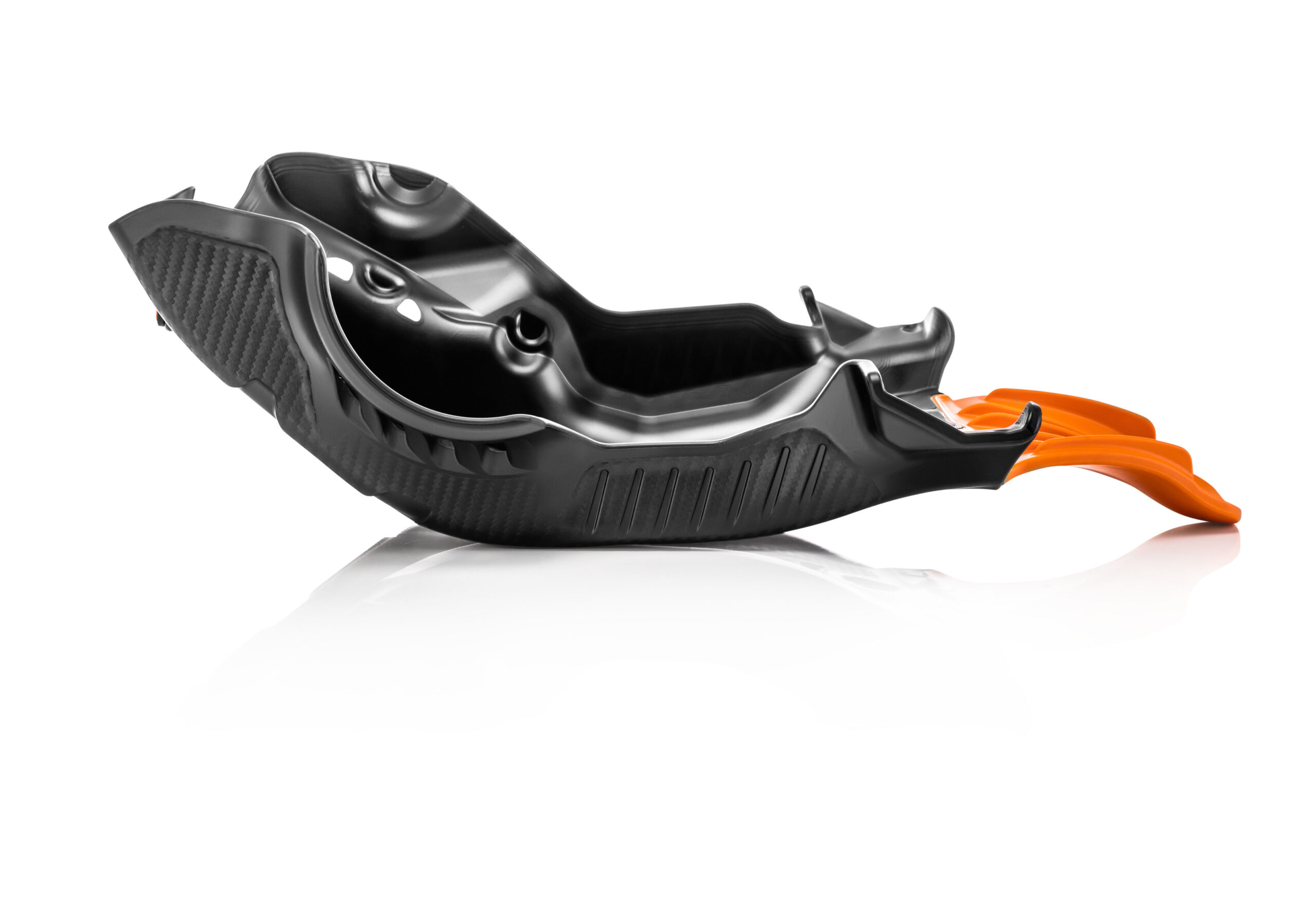 Skid Plate W/linkage Guard - Black & Orange - Image 3