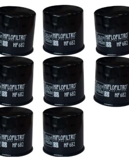 HiFloFiltro HF682 Oil Filter - Black - 8 Pack