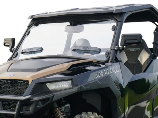 Spike Full Vented Hard-Coated Poly Windshield Clear For Polaris General 1000
