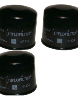 HiFloFiltro HF134 Oil Filter Black 3 Pack Fits Suzuki 16510-05A00