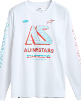 Alpinestars Ayess LS CSF Tee White 2X-Large Long Sleeve Shirt