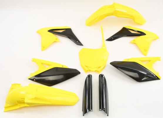 Acerbis Full Plastic Kit Yellow/Black 9pc Fits 2010-2018 Suzuki RMZ250