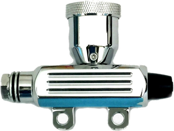 HardDrive Smooth Rear Master Cylinder Chrome