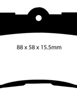 EBC Yellowstuff Rear Brake Pads DP41586R Fits 06-07 Lexus GS300 3.0
