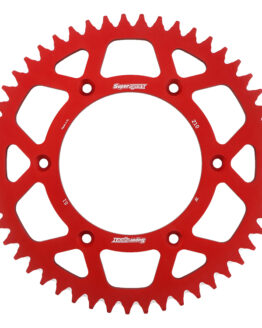 Supersprox Aluminum Rear Sprocket 51T Red Fits Honda