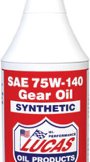 Lucas Synthetic Gear Oil 75W-140 1qt