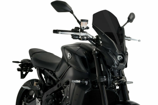 PUIG Naked New Gen Touring Windscreen Dark Smoke For Yamaha MT-09 2021-2023
