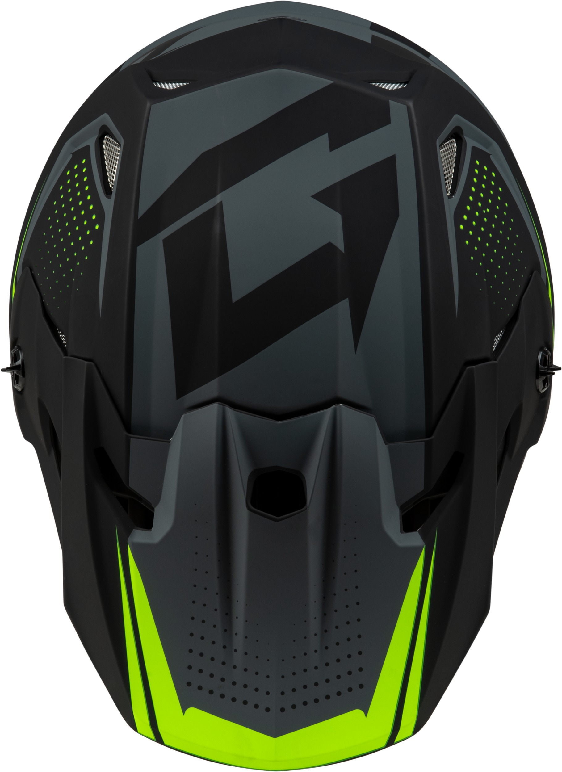 GMAX MX-96 502 Helmet Matte Grey/Hi-Viz 2X-Large Offroad - Image 4