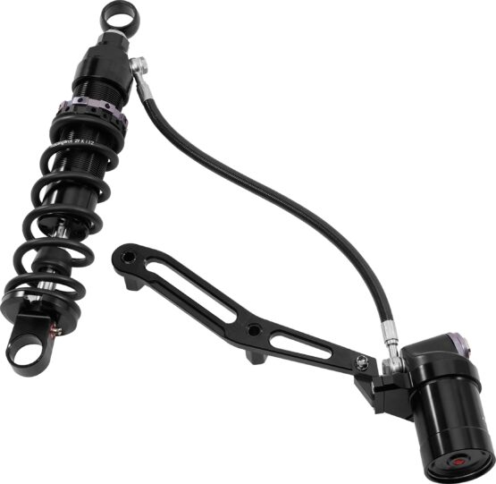 HardDrive Touring Remote Reservoir Shocks 14in Std Weight For Harley Touring - Image 3