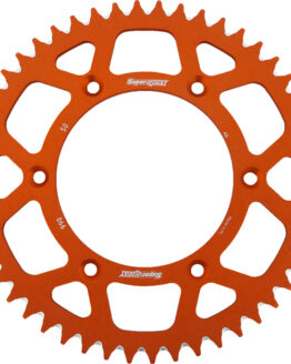 Supersprox 50T Aluminum Rear Sprocket Orange 520 Chain Fits KTM/Husqvarna