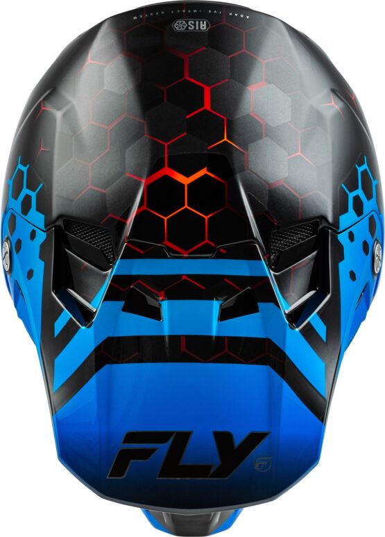 Fly Racing Formula CC Tektonic Helmet Black/Blue/Red XL - Image 4
