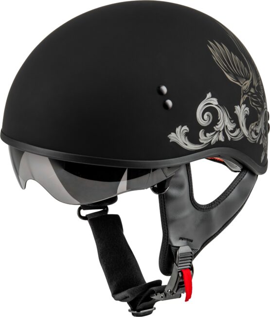 GMAX HH-65 Corvus Helmet Matte Black/Tan Small - Image 3