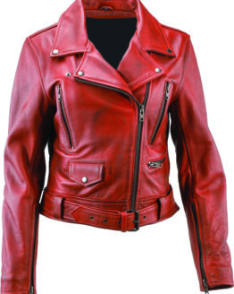 Original Kuryakyn Arabian Spice Leather Jacket Red Womens XL