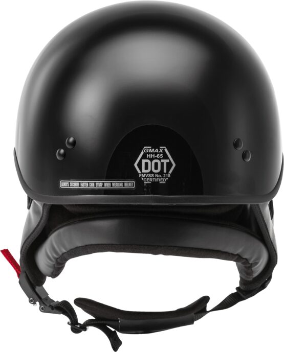 GMAX HH-65 Full Dressed Half Helmet Black Medium - Image 5